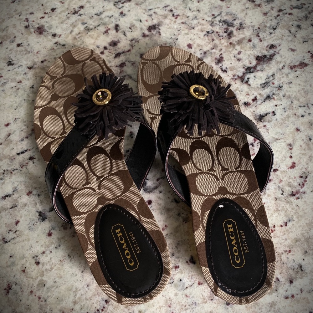 Coach sandals
